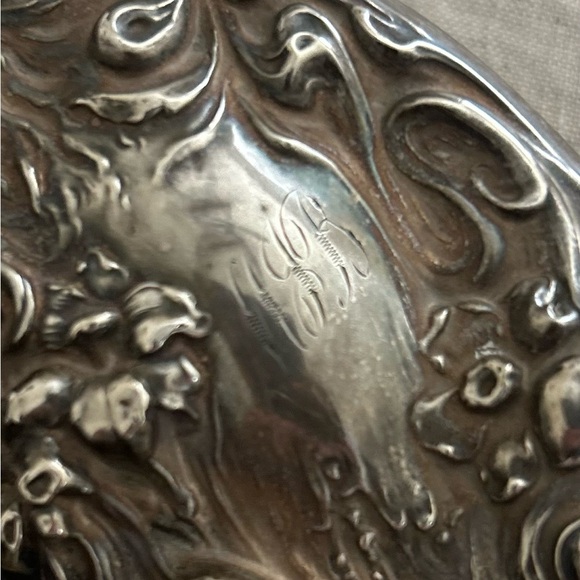 Vintage brush set in an Art Nouveau design - Picture 4 of 7